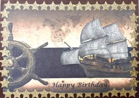 Vintage Sailing the World by Elena Pavlova