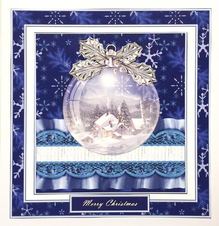 Christmas Bauble Winter Scene 3 by Elena Pavlova