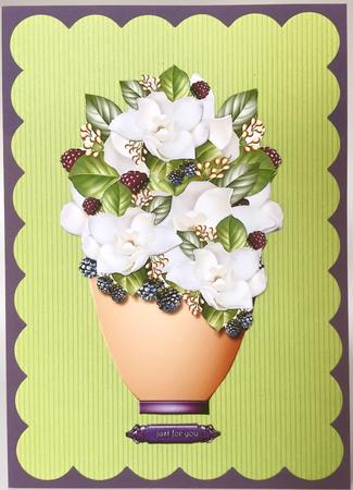 Vase & Camelias 1 by Elena Pavlova