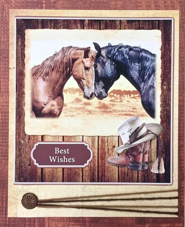 Western Horse Duo by Elena Pavlova