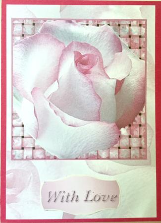 Soft Pink Rose Topper by Elena Pavlova