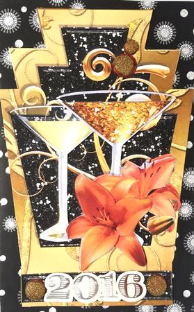 Decadence - Classic Cocktail Art Deco Stepper by Elena Pavlova