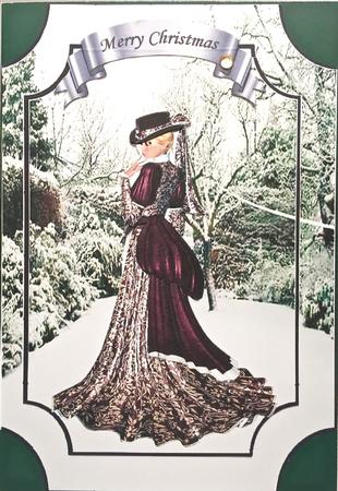 Vintage Winter Miss by Elena Pavlova