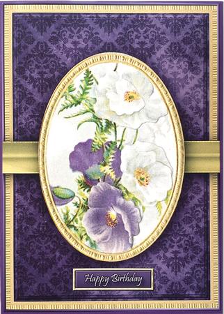 Royal Flowers Quick Card by Elena Pavlova