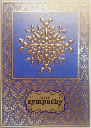 Gold Damask Card Fronts 1 by Elena Pavlova
