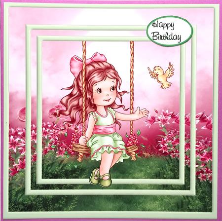 Swing Time Card by Elena Pavlova