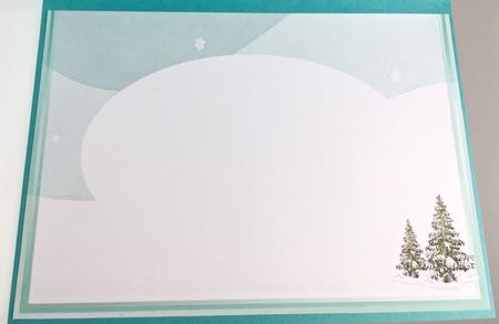 A5 Christmas Scene Incert  by Elena Pavlova