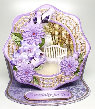 Day in the Park Octagon Frame Easel Card Mini Kit by Elena Pavlova