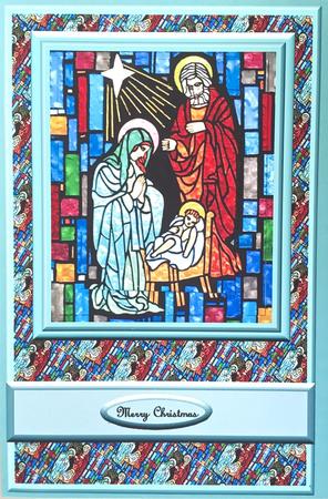 Stained Glass Nativity Qs by Elena Pavlova