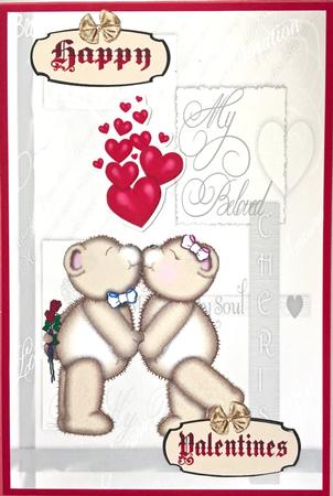 Kissing Teddy Bears Sbs by Elena Pavlova