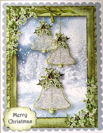 Snowy Christmas Mountains by Elena Pavlova