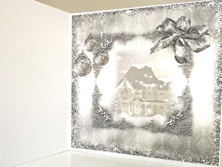 Insert to Compliment Vintage Snowy House by Elena Pavlova