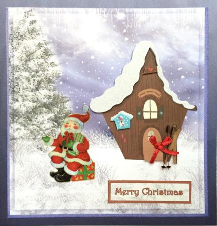 Winter Horse Equine Holiday Background by Elena Pavlova