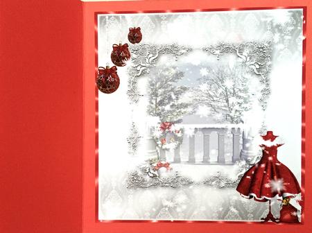 Insert to Compliment the Christmas Dress Window plus gift cards  by Elena Pavlova