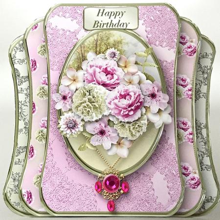 Summer Bouquet - Three Layer Card Mini Kit by Elena Pavlova