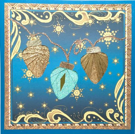 8x8 Metallic Backings with Snowflakes Kit by Elena Pavlova