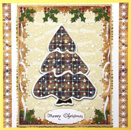Cute Christmas Card Front 9 by Elena Pavlova