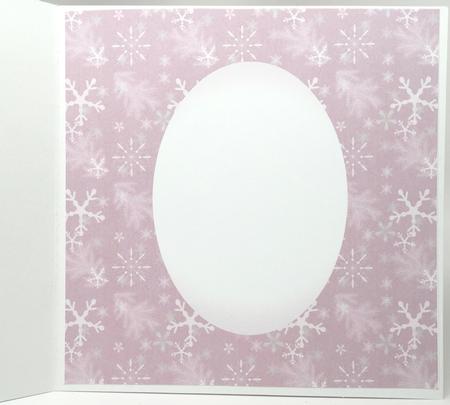Christmas Red Snowflake Insert by Elena Pavlova