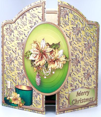 Christmas Gold - Gatefold Card Mini Kit by Elena Pavlova