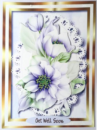 Lovely Green and Lilac Hellebore  by Elena Pavlova