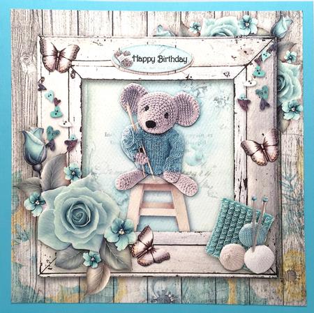 Knitting Keeps Me from Unraveling by Elena Pavlova