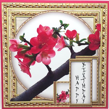 Blossom in China Birthday Topper by Elena Pavlova