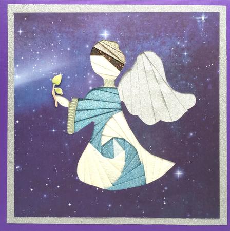 Angel with Curved Wings by Elena Pavlova
