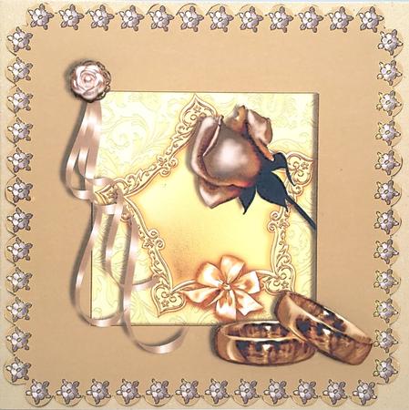 Wedding/anniversary Quick Card by Elena Pavlova