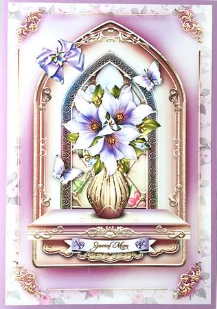 Violet Window Card Kit by Elena Pavlova