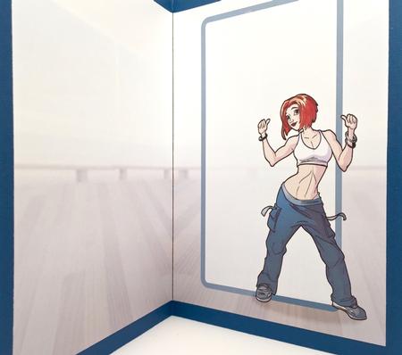 Fitness Dancer Dudess Red Hair Insert by Elena Pavlova