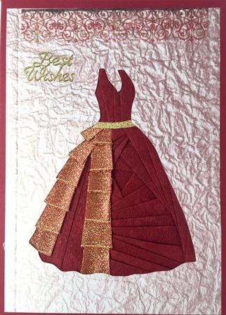 Duel - Metallic Crumpled Backing Paper - Pastel Pink by Elena Pavlova