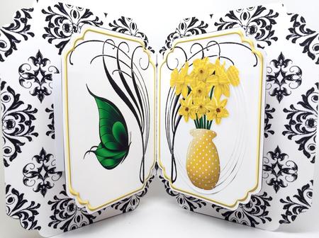 Mothers Day Daffodil Shoe Pop-up Kit by Elena Pavlova