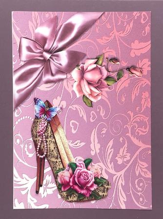 Blush Rose Background Paper by Elena Pavlova
