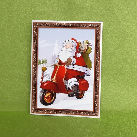 Moped Santa A4 by Elisabeth Le Clainche