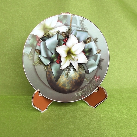 A Dazzling Christmas Plate Card Mini-Kit by Elisabeth Le Clainche