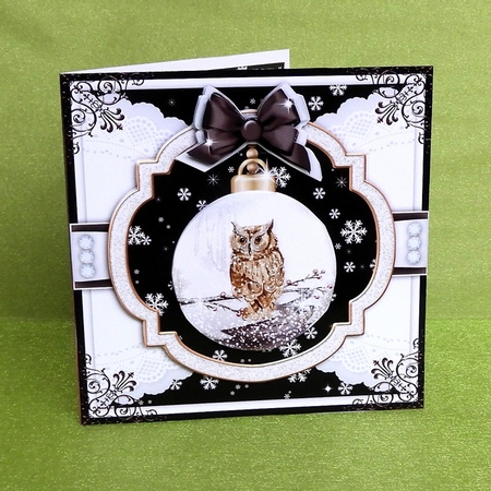 Wildlife Bauble1 Mini Card Kit by Elisabeth Le Clainche