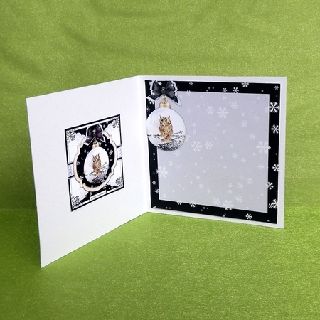 Wildlife Bauble1 Mini Card Kit by Elisabeth Le Clainche