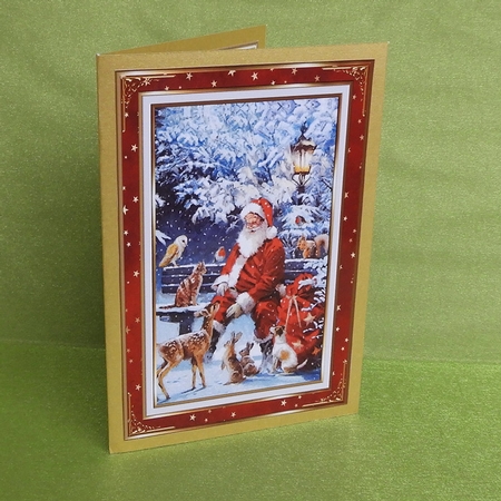 Sharing Christmas Love Blank Insert  by Elisabeth Le Clainche