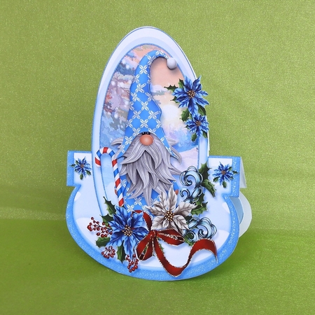 Xmas Gnome Wobble Card-1 by Elisabeth Le Clainche
