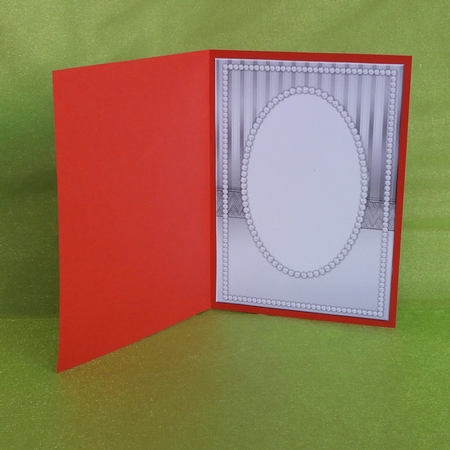 A5 Topper &  Insert Elegant Pearls Dogs  by Elisabeth Le Clainche