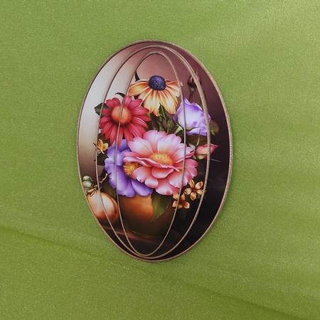 Elongated Oval Stacker - Breath Of Summer by Elisabeth Le Clainche