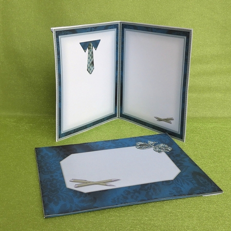 Mens Shirt 21 - Decoupage Card Kit by Elisabeth Le Clainche