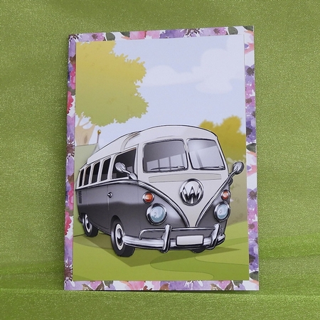 Camper Van Grey  by Elisabeth Le Clainche