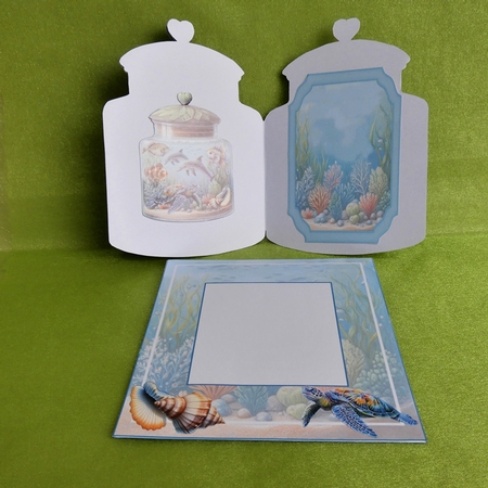 Seaworld Terrarium Shaped Mini Page Kit by Elisabeth Le Clainche