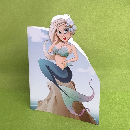 Blonde Hair Mermaid Dudess Shaped by Elisabeth Le Clainche