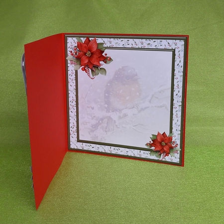 Christmas Robin Card Mini Kit & Decoupage by Elisabeth Le Clainche