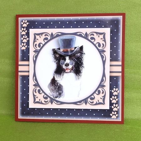 Hope your day is Pawsome - Border Collie by Elisabeth Le Clainche