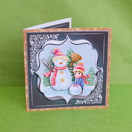 Me And The Snowman Mini Kit by Elisabeth Le Clainche