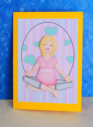 Time to Relax Pregnancy Topper 1 by Elisabeth Le Clainche