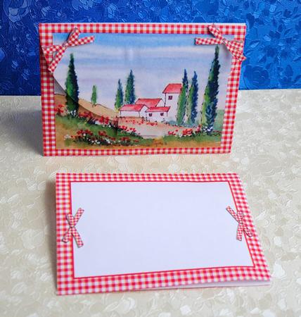A Farm in Tuscany A5 Gift Envelope by Elisabeth Le Clainche
